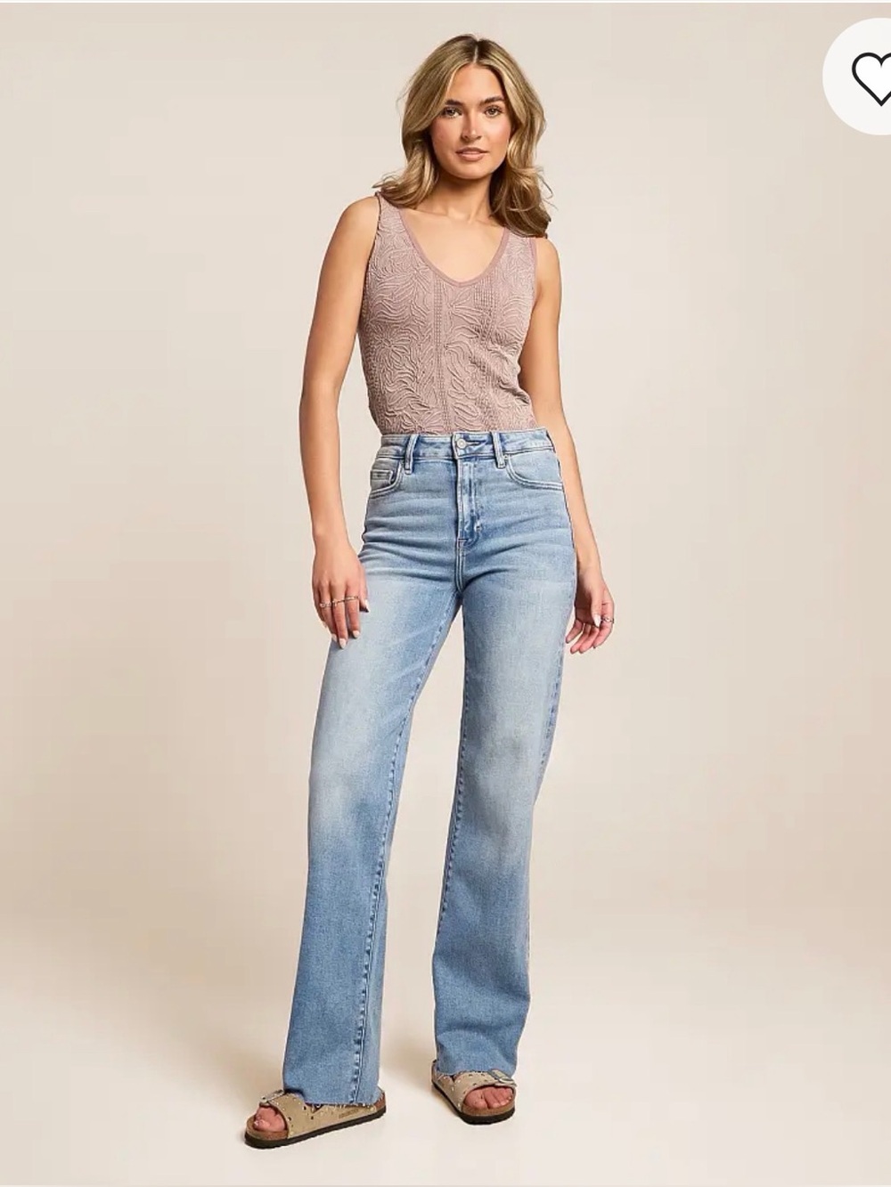 HIDDEN Ella Light Blue Straight Leg Women's Jeans 27 33”inseam long